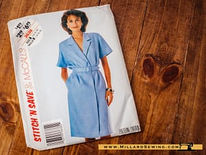 McCall's 3638 Woman's Dress and Belt