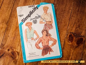 Simplicity 6520 Misses' Shirt, 3 Versions