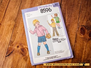 Simplicity 8596 Toddler Boys Whole Outfit Pattern