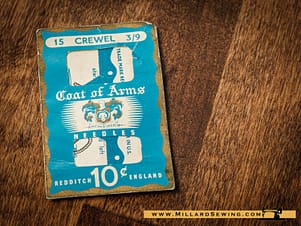 Vintage Hand Sewing Needle Pack by Coat Of Arms