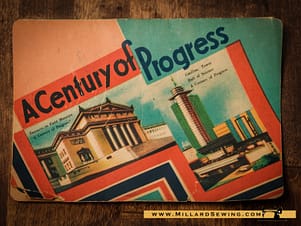 Vintage Hand Sewing Needle Pack: A Century of Progress (empty)