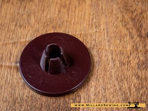 Spool Cap (Medium) 27mm by Pfaff (Brown)