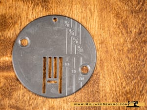 Needle Plate for White 492 Free Arm Sewing Machine