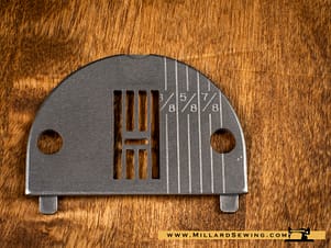 Needle Plate, Zigzag For Brother Model 110, 190, 210