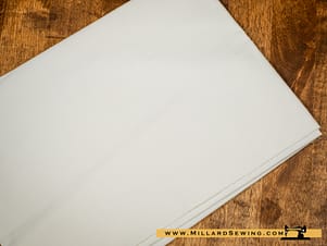 Remnant (Cotton) White Fabric (1/2 yd)