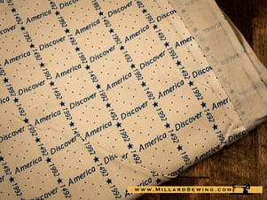 Remnant (Cotton) Discover America 1492 Print (2 yds)