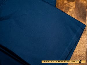 Remnant (Satin) Navy Blue Satin Fabric (4 yds)