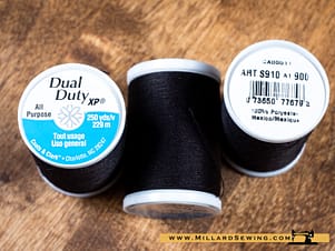 Dual Duty XP 250yds in Black by Coats & Clark