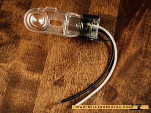Light Assembly for Singer 600 Class Sewing Machines