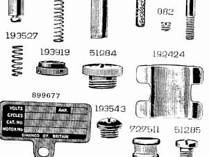 Motor Grease Wick Clip Retainer for Singer 15-91 and 201