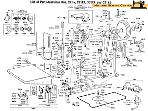 Feed Forked Connection Roller Screw Stud for Singer Sewing Machines