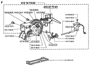 Tension Assembly, Complete for Husqvarna Viking #1, #1+, & Other Sewing Machines