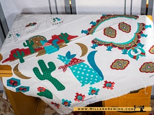 Remnant (Cotton) Southwestern Design Applique Cutouts