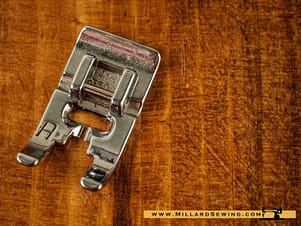 Zig Zag Presser Foot "A" , 5mm for Husqvarna Viking Sewing Machines