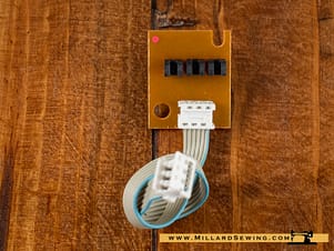 PCB Position Sensor Pick Up, Triple (NOS) for Pfaff 2000 Series Sewing Machines