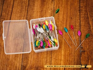 Pins, Longarm Feather Top for Quilting (100PC)