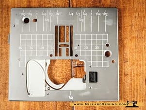 Needle Plate Assembly for EverSewn Sparrow QE Zig Zag