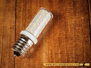 Light Bulb, 120V 5/8" Screw-In Type for Multiple Makes & Models of Sewing Machines