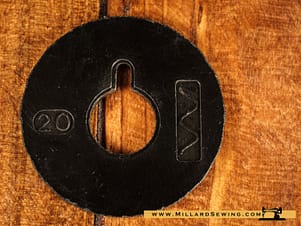 Fashion Disc Type A #20 "Curved Mending" Pattern