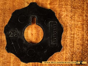 Fashion Disc Type A #28 "Comb" Pattern