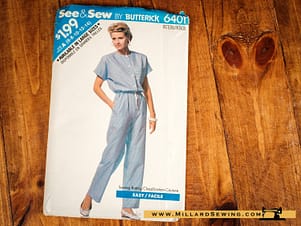 Jumpsuit Pattern 6401 by See & Sew