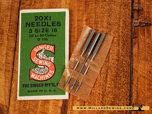 Needles 20X1 Size 18 By Singer (3 Pack)