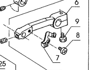 Thread Guide For Janome/New Home My Lock 134D Serger