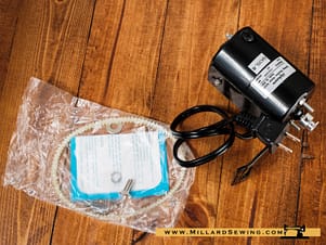 Electric Motor, Universal Fit 0.9 Amp with "L Bracket" Reverse Rotation