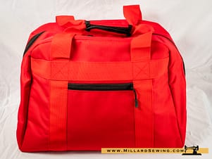 Portable Canvas Sewing Machine Carrying Case Bag in Red