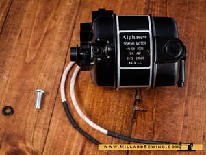 Electric Motor Assembly for Singer 221 Featherweight