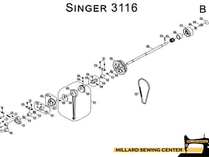 Arm Shaft Collar for Singer Sewing Machine
