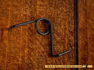 Bobbin Winder Crank Spring for Singer, Husqvarna Viking, & EuroPro Sewing Machines