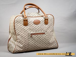 Vinyl Sewing Machine Carrying Case (Bag Style)