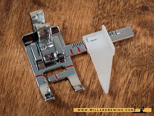 Guide Foot, Adjustable, Low Shank for Multiple Sewing Machines