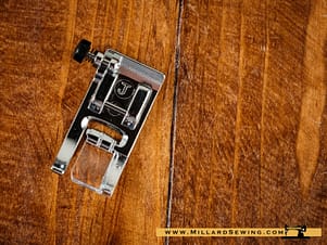 Zig Zag Foot, Wide for Snap-O-Matic Mount Sewing Machines