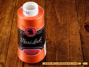 Maxi Lock Thread 3000yd in Toboggan Orange
