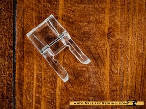 Satin Stitch Foot, Open Toe for Snap-O-Matic Mount Sewing Machines