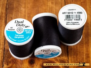 Dual Duty XP 250yds in Blue Black by Coats & Clark