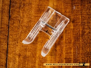 Applique Foot (clear open toe) for Snap-O-Matic Shank Sewing Machine