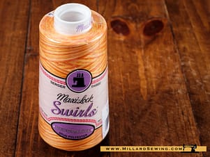 Maxi Lock Thread Swirls 3000yd in Peachy Orange Parfait