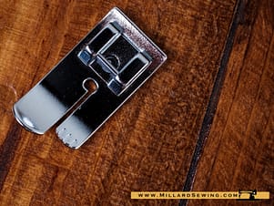 Straight Stitch Foot for Snap-O-Matic Mount Elna Sewing Machines