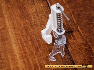 Darning Foot, Open Toe for Low Shank/Vertical Needle Sewing Machines