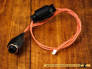 Foot Controller Receptacle for Singer Sewing Machine