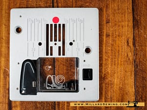 Needle Plate Assembly for EverSewn Sparrow X & X2 (Straight Stitch)