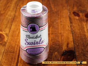 Maxi Lock Thread Swirls 3000yd in Tie Dye Punch