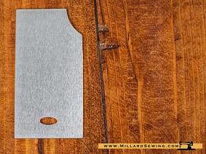 Slide Plate, Rear for Singer Model 128 Sewing Machines