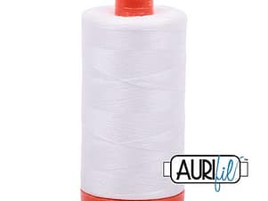 50wt Cotton Thread in 2021 Natural White by Aurifil