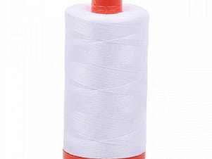 50wt Cotton Thread in 2024 White by Aurifil