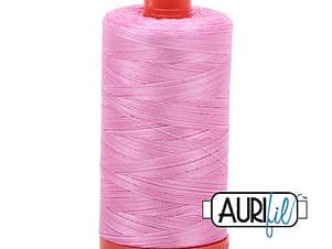 50wt Cotton Thread in 3660 Bubblegum by Aurifil