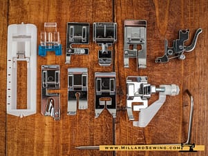 Snap-O-Matic Foot Set For Low Shank Sewing Machines